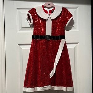 Nickelodeon JoJo’s Closet Sparkling Red and White Holiday Dress